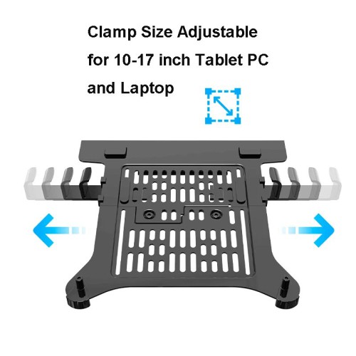 North Bayou H100 FP Swivel 22-35" Monitor Monitor Desk Mount