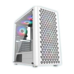 PC Power PP-GS2407 WH Trinity Mesh Desktop Gaming Casing