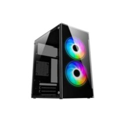 PC Power PP-OS2405 BK Crystal Mini M-Atx Desktop Casing