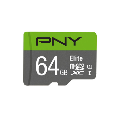 PNY Elite Class 10 U1 64GB microSD Memory Card