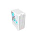 Pc Power Dark Breeze Mesh Mid Tower M-ATX Gaming Case (White)