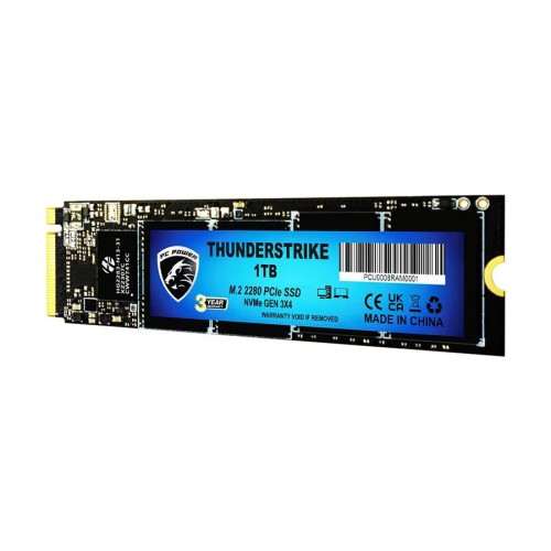 Pc Power Thunderstrike 1TB M.2 2280 PCIe Gen3x4 NVMe Internal SSD