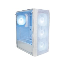 Pc Power PG-200 SNOW WHITE ATX Gaming Desktop Casing