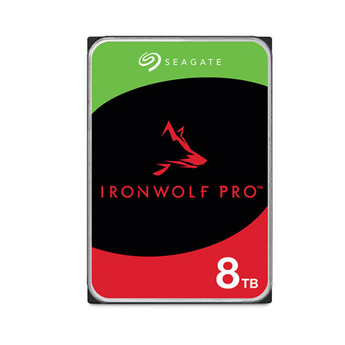 SEAGATE 8TB IRONWOLF Pro 7200 RPM 512e 256MB Cache SATA NAS HDD-ST8000NT001