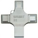 Smart SuperFast SM8 128GB 4-in-1 Metal Body USB 3.1 Pen Drive