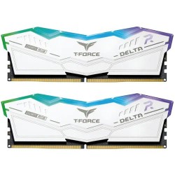 TEAM T-FORCE DELTA RGB 32GB (16GBx2) 8000MHz DDR5 Gaming RAM White