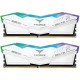 TEAM T-FORCE DELTA RGB 32GB (16GBx2) 8000MHz DDR5 Gaming RAM White