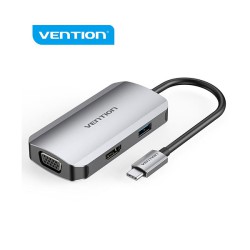 VENTION TOAHB USB-C to HDMI/VGA/USB Docking Station