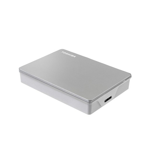 Toshiba Canvio Flex 4TB USB 3.2 Type-C External HDD - Silver