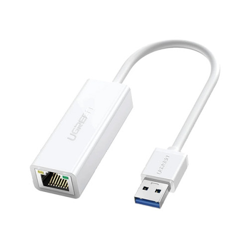 Ugreen 20255 USB Male to LAN Female White USB Converter