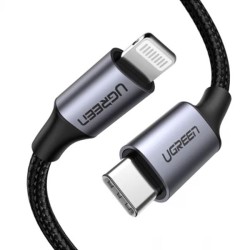 Ugreen 60760 USB Type-C Male to Lightning Black 1.5 Meter USB Cable