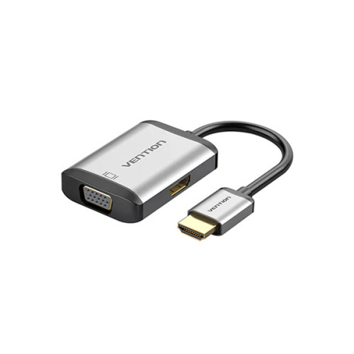 VENTION AFVHB HDMI to HDMI+VGA Converter 0.15M