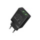 VENTION FBAB0-EU Two-Port USB(A+A) Wall Charger (18W/18W) EU-Plug Black