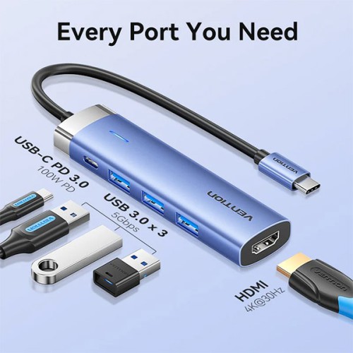 VENTION TGESB USB-C Multifunctional Docking Station