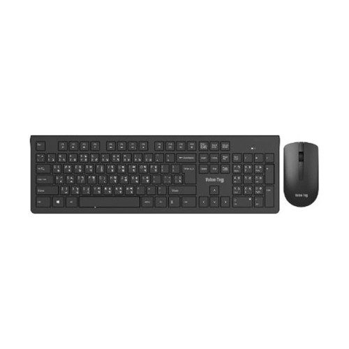 Value-top Kmw1095b Wireless Keyboard Mouse Combo With Battery