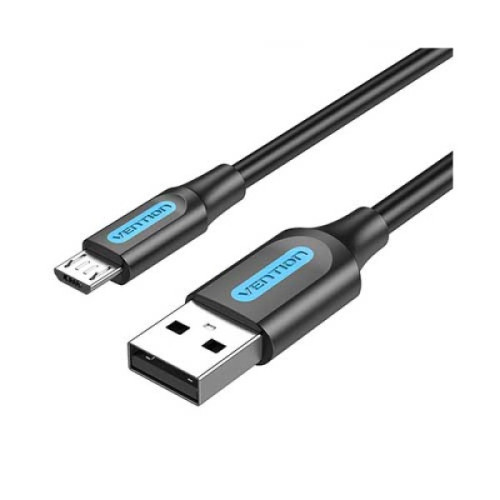 VENTION COLBG USB 2.0 A Male to Micro-B Male Cable 1.5M Black PVC Type