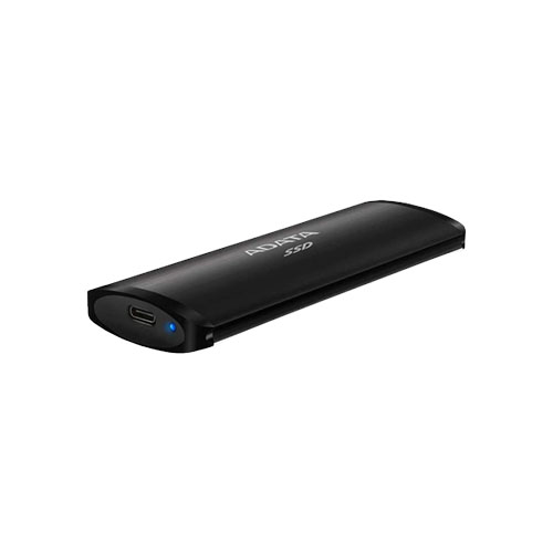 Adata SE760 512GB USB 3.2 Type-c Portabl External SSD (Black)