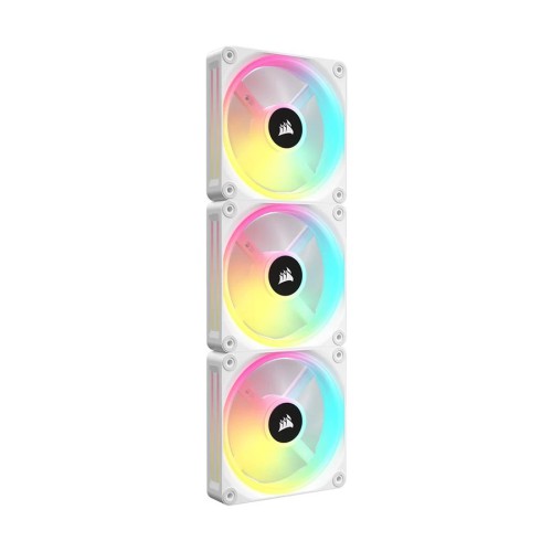 Corsair iCUE LINK QX120 RGB 120mm White Case Fan with iCUE Link System Hub