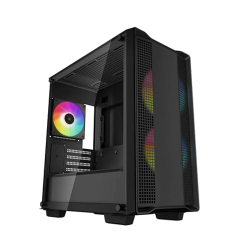 DeepCool CC360 BLACK ARGB M-ATX Airflow Case