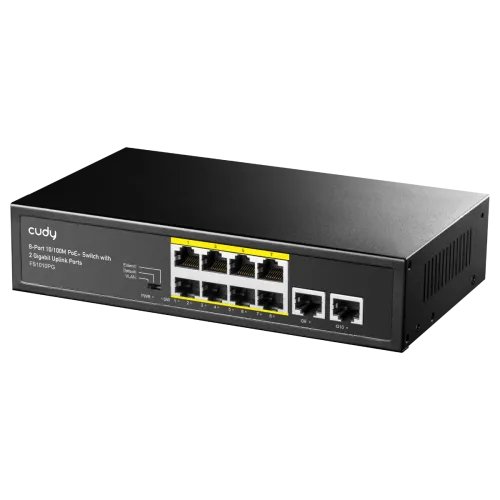 Cudy FS1010PG 8 Port PoE+ Switch with 2 Uplink Ports