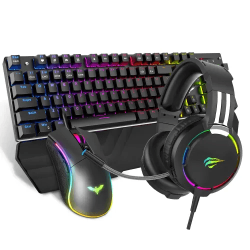 Havit KB380L Mechanical Keyboard, Mouse & RGB Headset Combo