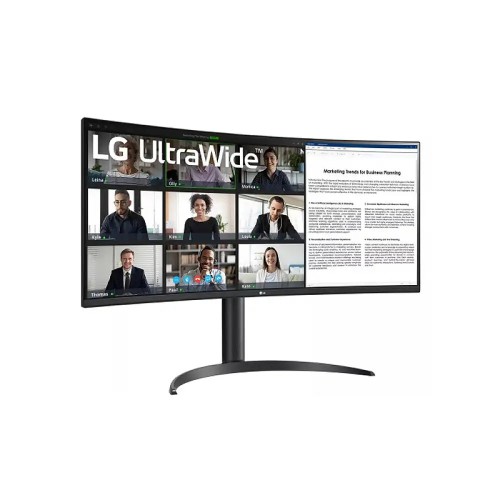 LG 34WR55QC-B 34 Inch WQHD HDR10 100Hz Curved Monitor With USB Type-C