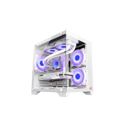 Monarch Mystery Box X5 Desktop Gaming Case White