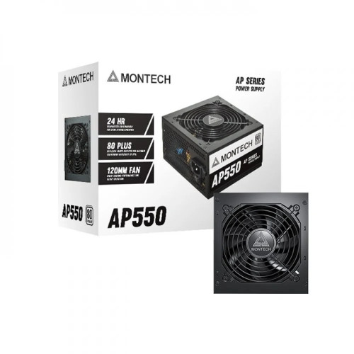 Montech AP 550 80 Plus White Certified High Quality ATX Power Supply