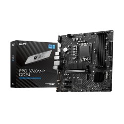 MSI Pro B760M-P DDR4 13th Gen & 12th Gen Matx Motherboard