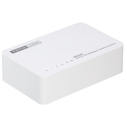 TOTOLINK S505 5-Port 10/100Mbps Desktop Switch