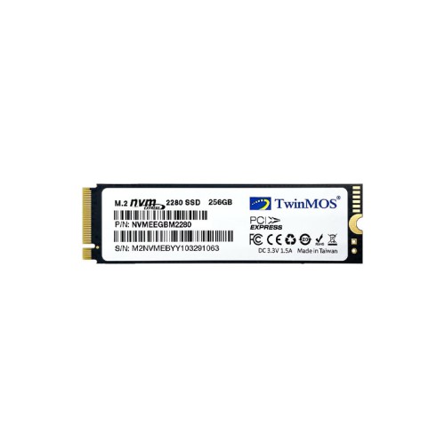 Twinmos Alpha Pro 256GB M.2 2280 Pcie Nvme Gen.3 SSD