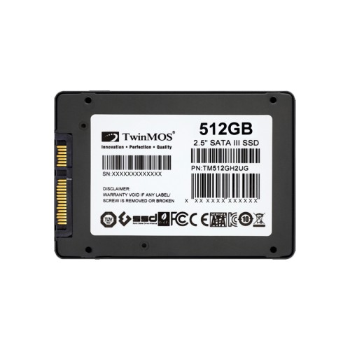 Twinmos Hyper H2 Ultra 512gb 2.5-inch Sata Iii Dark Grey SSD