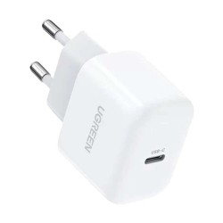 Ugreen CD241 (10220) 20W Mini PD USB-C White Charger #10220