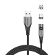 VENTION CQMHH USB 2.0 A Male to 2-in-1 Micro-B & USB-C Male Magnetic Cable - 2M