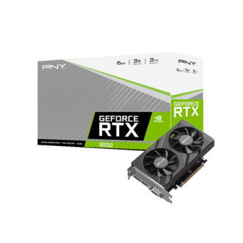 PNY GeForce RTX 3050 6GB VERTO Dual Fan GDDR6 Graphics Card