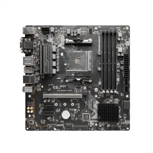 MSI PRO B550M-P Gen3 AMD AM4 Micro ATX Motherboard