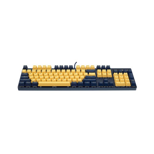 Rapoo V500PRO Yellow-Blue Backlit Gaming Mechanical Keyboard