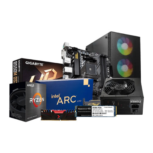 Ryzen 5 5600 - Gigabyte B550M DS3H PC Build