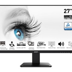 MSI PRO MP273A 27" 100Hz 1ms FHD IPS Monitor