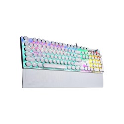 AULA F2088 MULTI-FUNCTIONAL WIRED GAMING MECHANICAL KEYBOARD WHITE