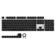 Tecware PBT Pudding Keycap Set – Black/White