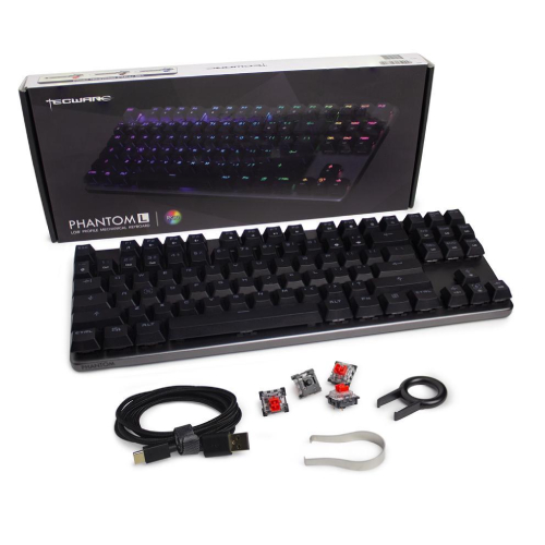 Tecware Phantom L Low Profile Hotswappable Mechanical Keyboard