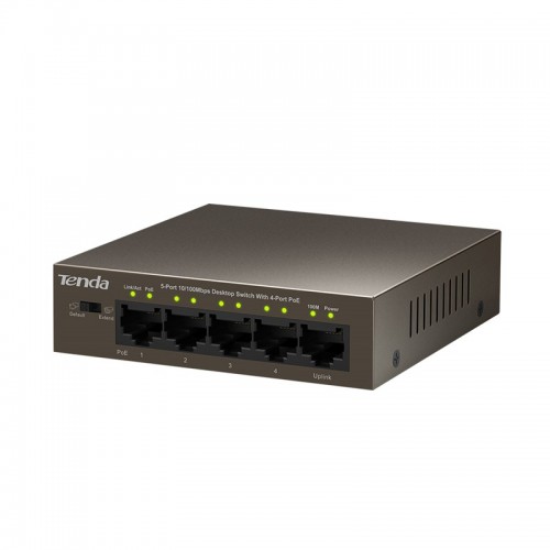 Tenda TEF1105P 5-Port with 4-Port PoE Switch