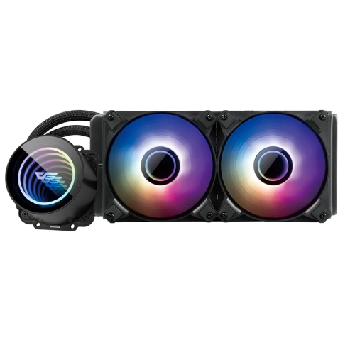 DarkFlash Twister DX 240 V2.6 Liquid CPU Cooler ( Black )