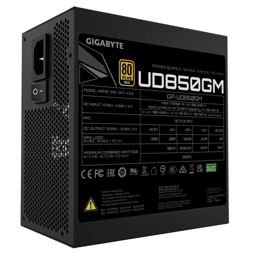 Gigabyte UD850GM 80+ Gold Certified Power Supply