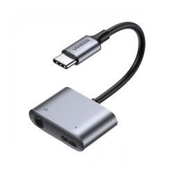 UGREEN CM231 (60164) 2-in-1 USB C to 3.5mm Adapter