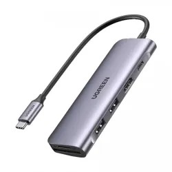 UGREEN CM195 6-IN-1 USB C PD ADAPTER WITH 4K HDMI HUB