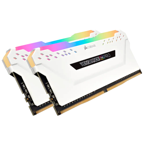 Corsair VENGEANCE RGB PRO 8GB (1X8GB) DDR4 3200MHz Desktop Ram (White)