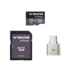 Walton 256GB WMC256WC Micro SD Card + Type-C Card Reader + SD Card Adapter Combo