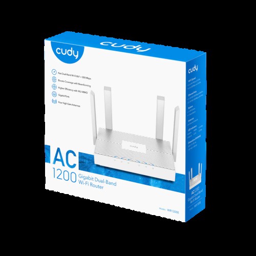 Cudy WR1300E AC1200 Gigabit Dual Band Wi-Fi Router